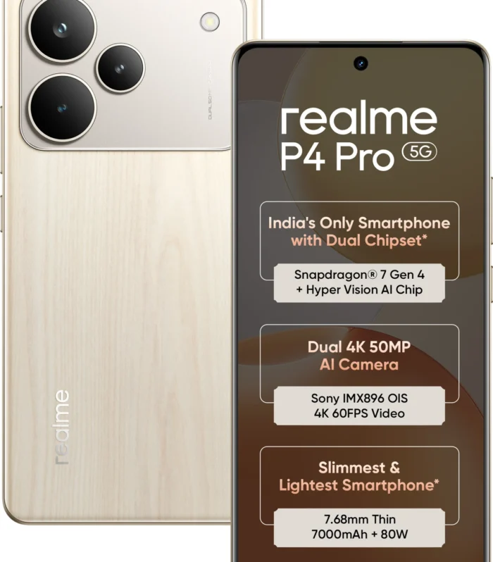 Realme P4 Pro 5G (Birch Wood, 128 GB) (8 GB RAM)